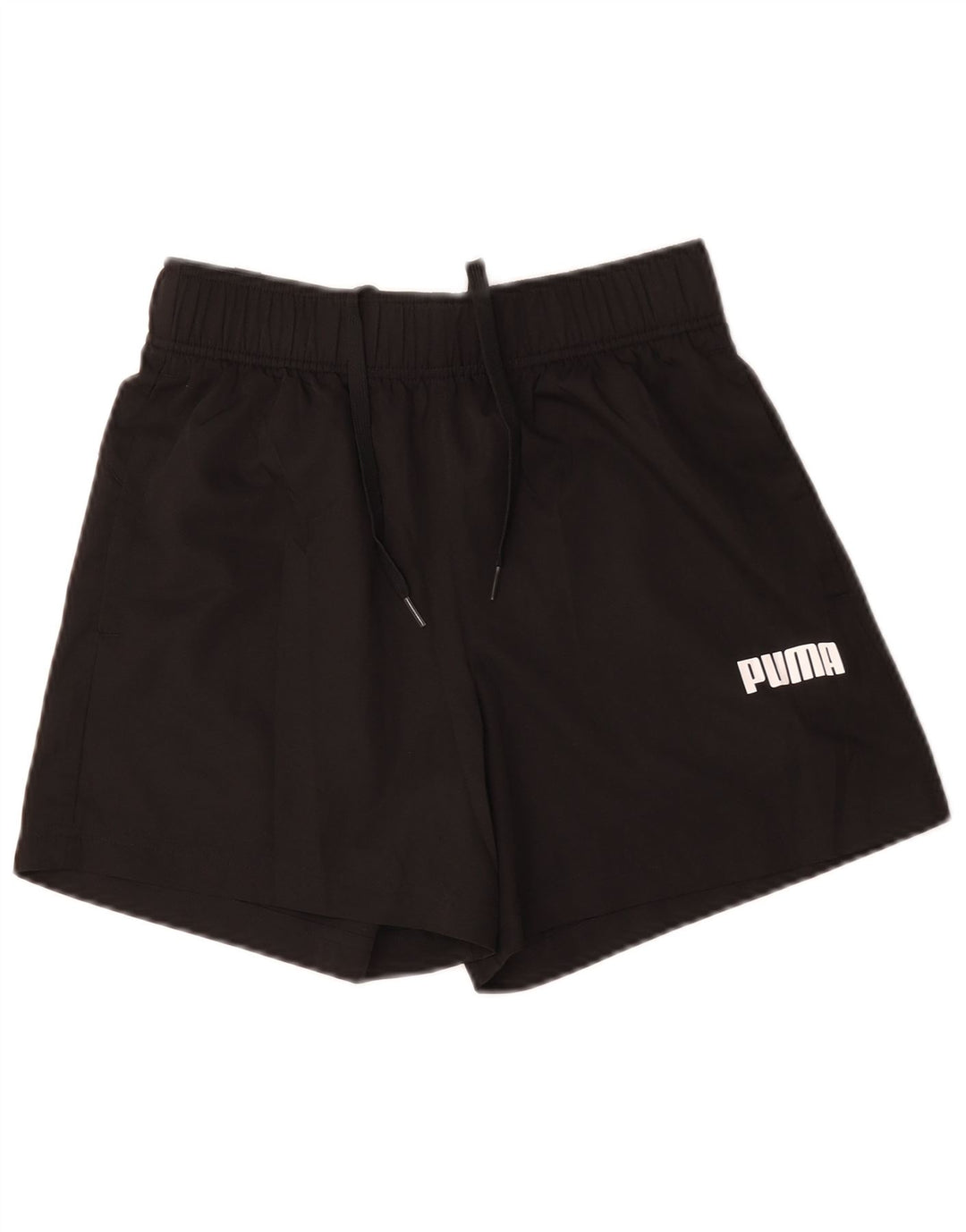 Puma Mens Graphic Sport Shorts Pequeno Poliéster Preto