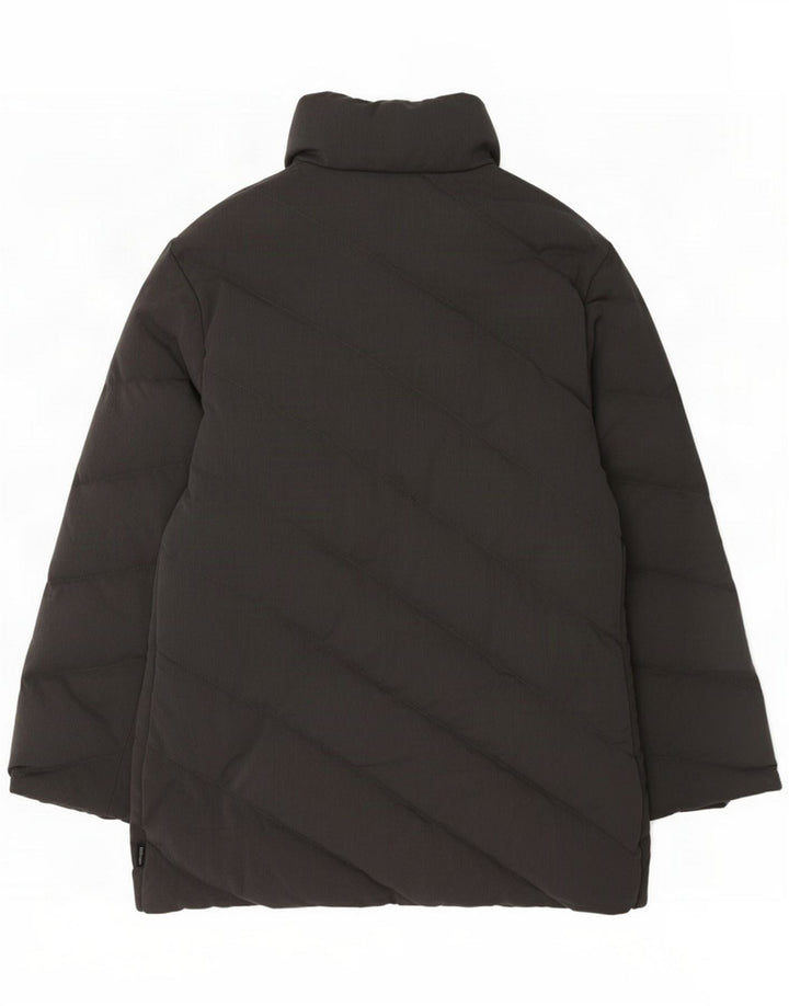 Moncler Casaco acolchoado feminino tamanho 4 cinza grande