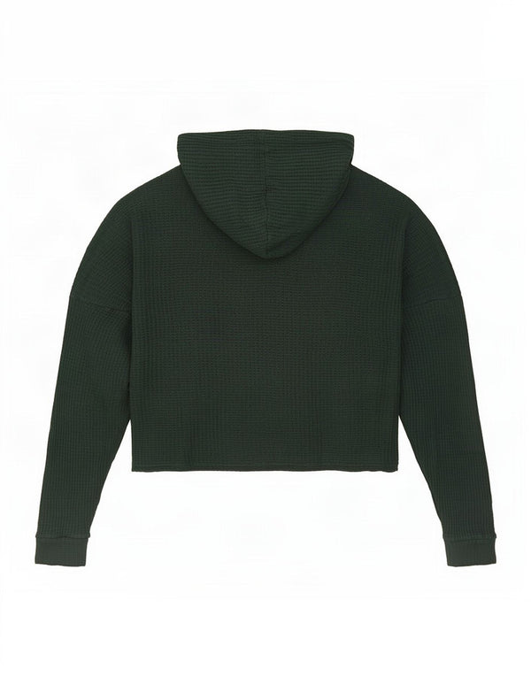 Topshop feminino oversized com capuz e top UK 16 grande viscose verde