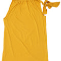 Top feminino Massimo Dutti UK 14 grande amarelo