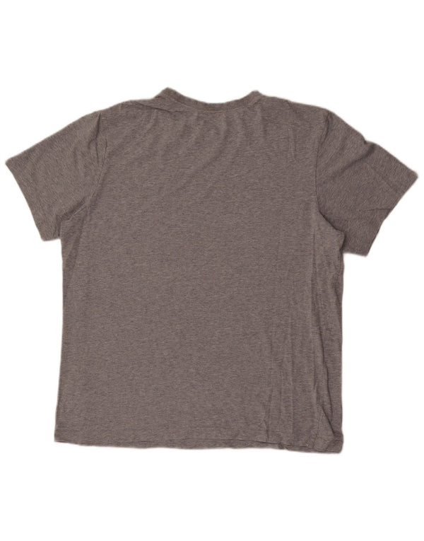 Camiseta feminina Nike UK 16 grande algodão cinza