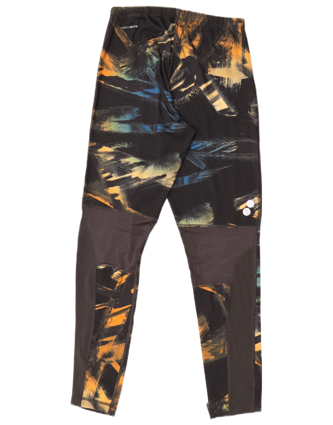 Leggings Reebok Abstract Pattern Feminino UK 12/14 Médio Preto