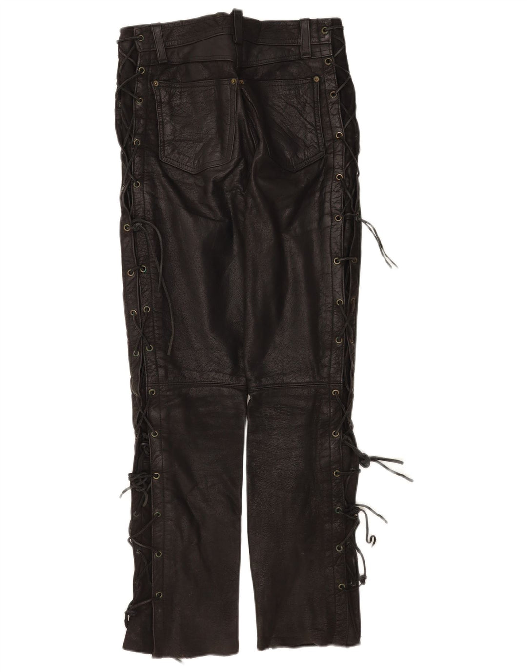 Calça feminina de couro Modeka W28 L30 couro preto