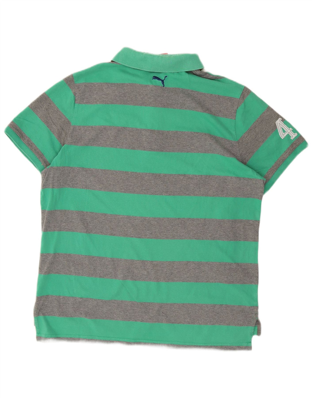 Camisa polo masculina PUMA 2XL listrada verde