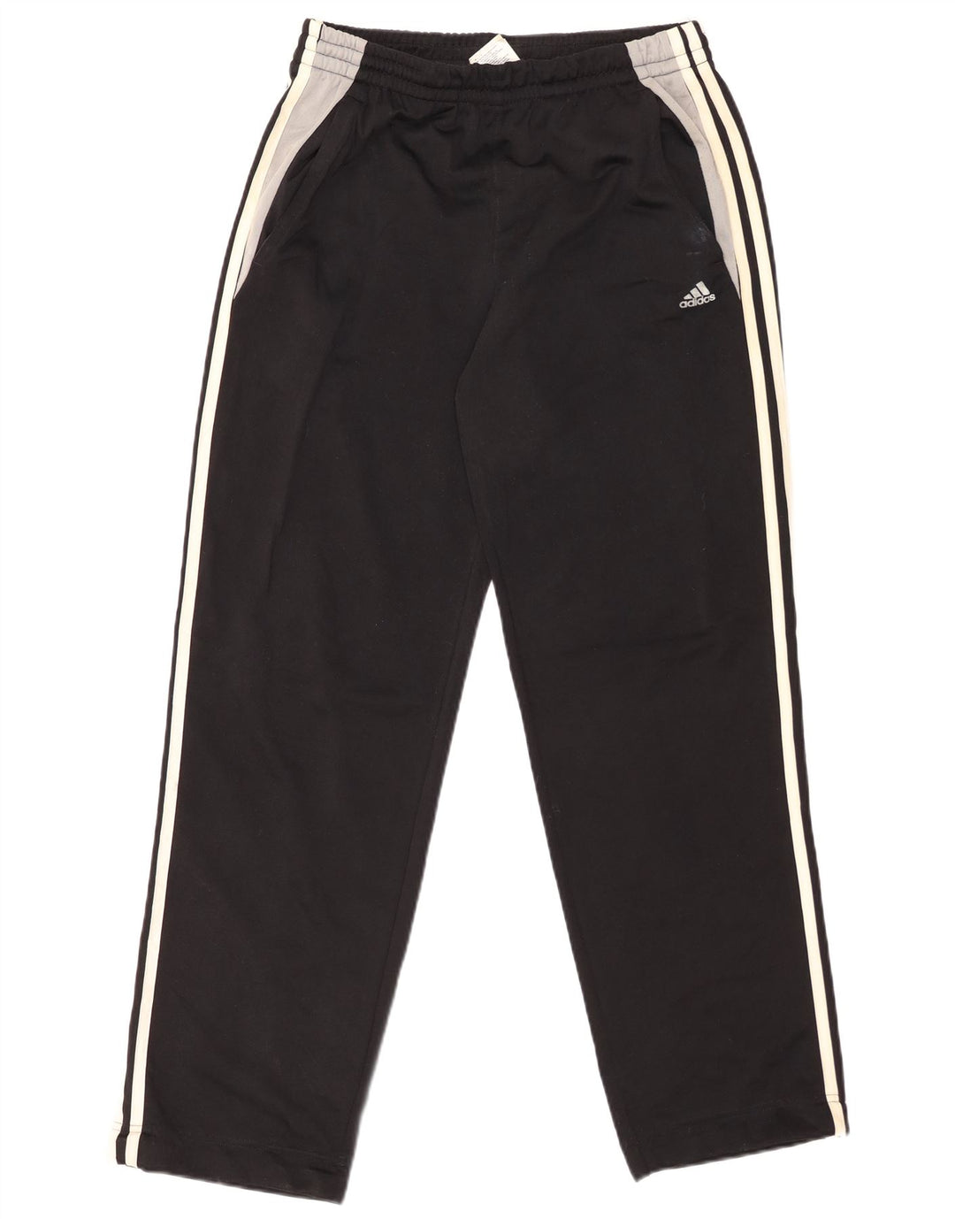 Calças de treino masculinas ADIDAS UK 38/40 Medium Black Colourblock