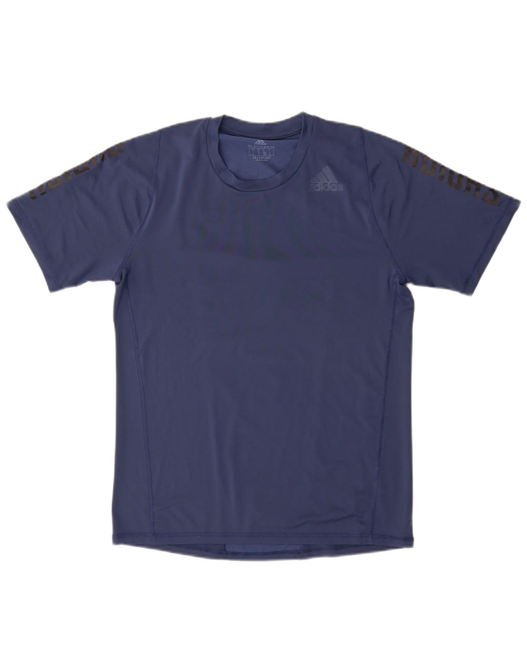 Camiseta Adidas Aeroready Graphic Masculina Pequena Azul Marinho