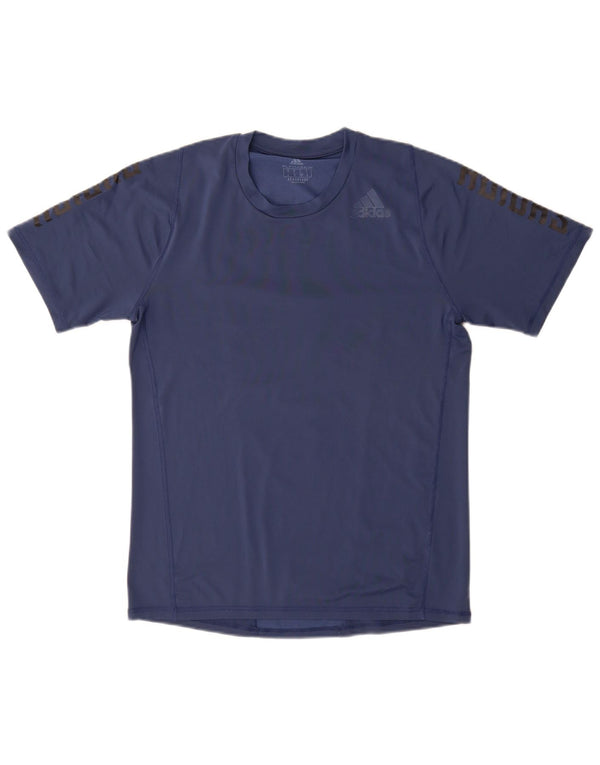 Camiseta Adidas Aeroready Graphic Masculina Pequena Azul Marinho