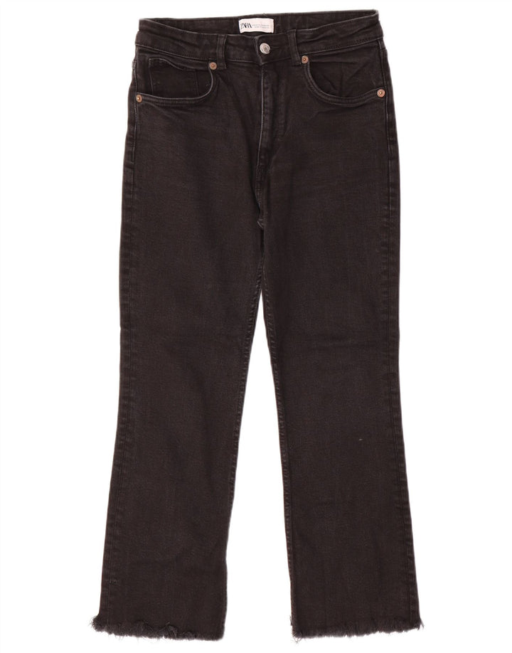Calça jeans feminina Zara EU 40 médio W30 L24 preto