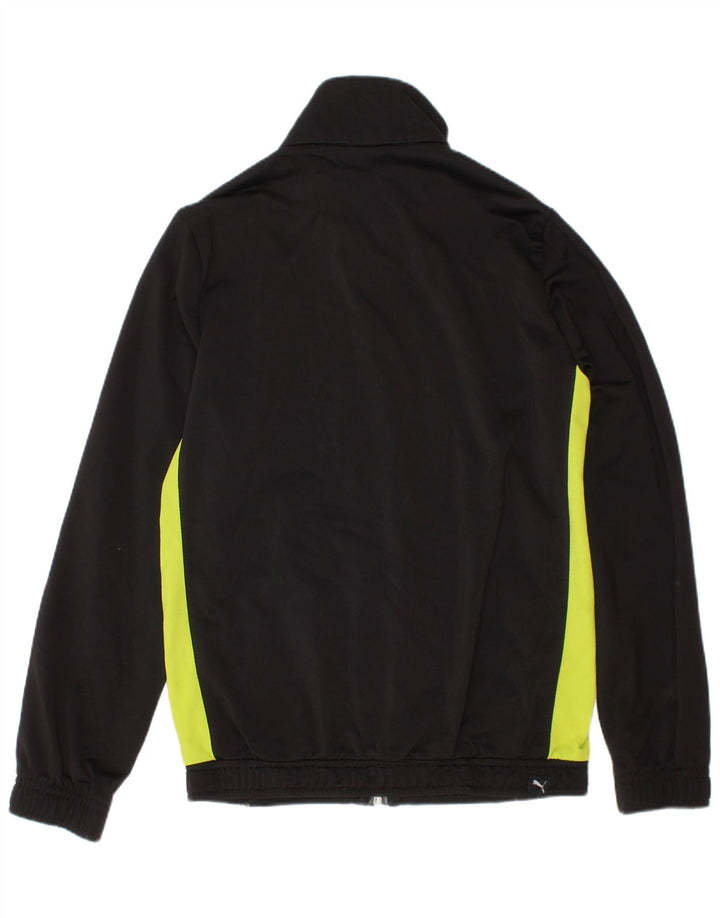 Jaqueta Puma Boys Graphic Tracksuit Top 7-8 Anos Preto Colorblock