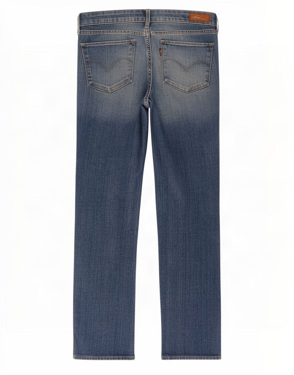 Calça jeans feminina Levi's Demi Curve Straight W27 L27 azul algodão