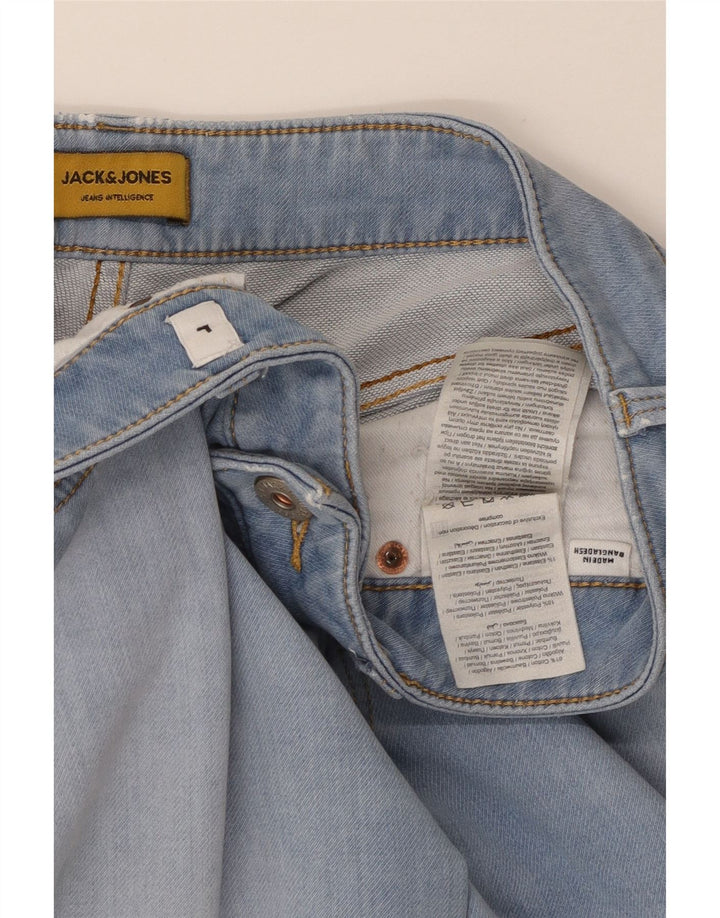 Shorts jeans masculino JACK & JONES grande W34 algodão azul