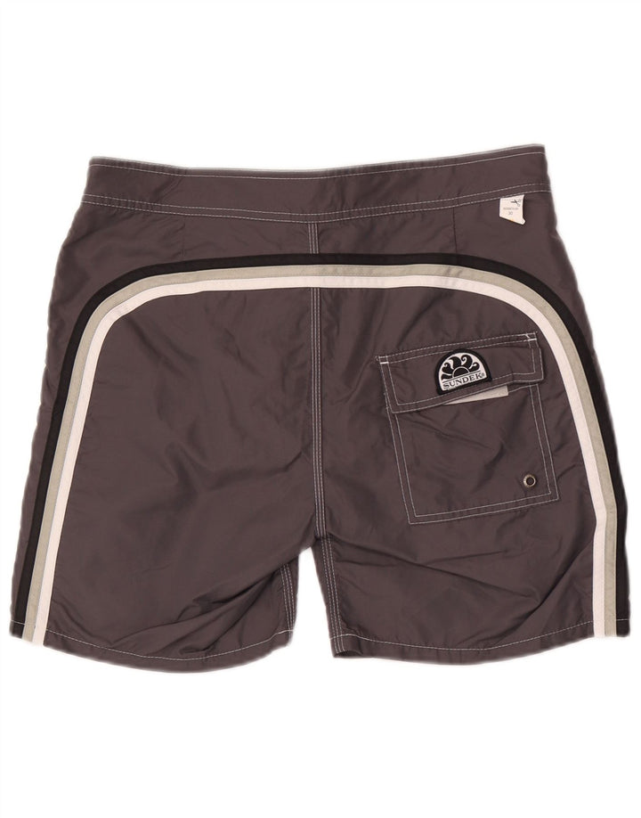 Shorts de natação masculino Sundek médio cinza nylon