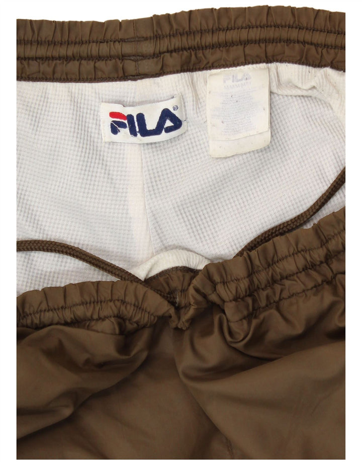 Calça de treino masculina Fila médio cáqui poliamida