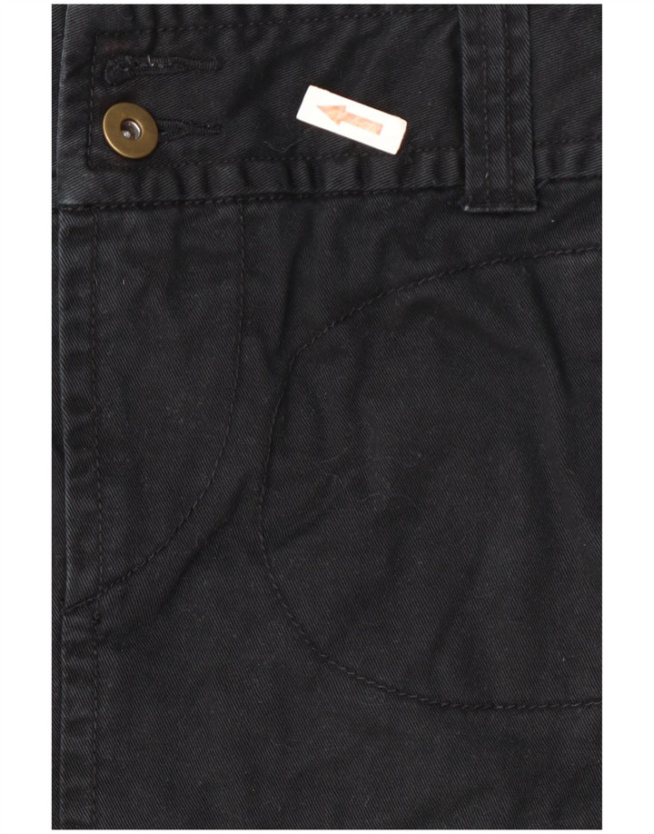 Mini saia cargo feminina Benetton W28 médio azul marinho