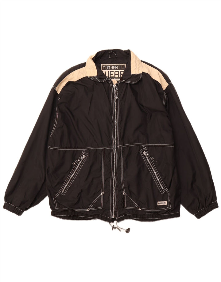 Jaqueta utilitária masculina AUTHENTIC Loose Fit UK 38 média preta