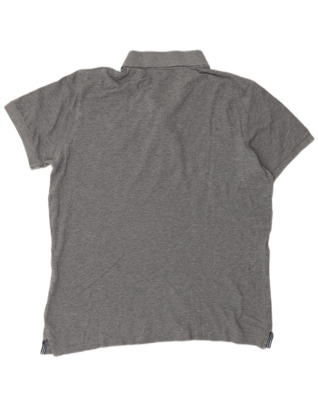 Camisa polo masculina Gant algodão cinza médio