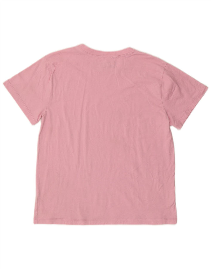 Camiseta feminina Champion UK 12 algodão rosa médio