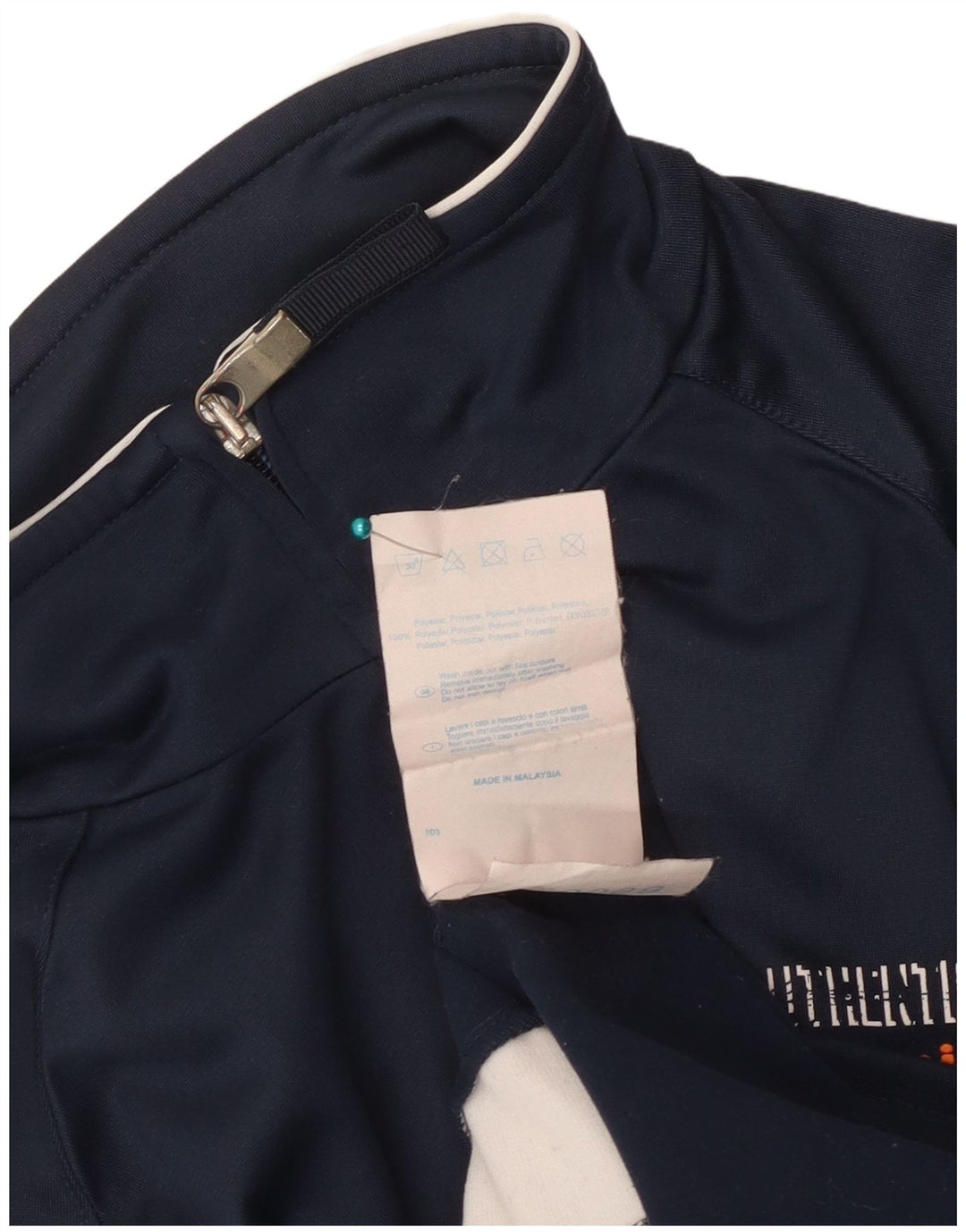 Champion Womens Tracksuit Top Jacket UK 12 Médio Azul Marinho Colorblock