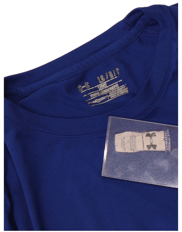 Camiseta masculina Under Armour grande poliéster azul