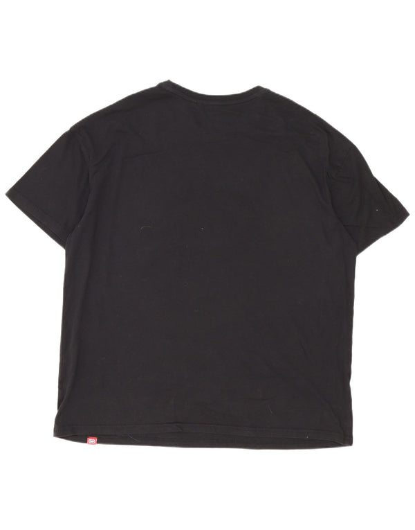 Camiseta gráfica masculina Ecko Unltd grande algodão preto