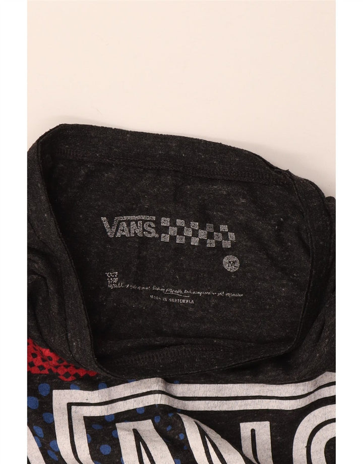 Vans Camiseta masculina gráfica Top cinza médio manchado