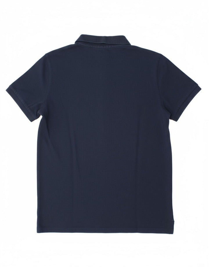 Camisa polo masculina CHIEMSEE algodão azul marinho médio