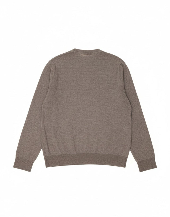 Suéter masculino TOMMY HILFIGER com decote em V XL algodão cinza