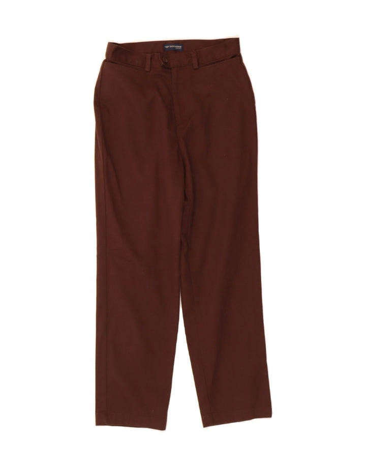 DOCKERS Womens Tapered Cropped Trousers W26 L25 Brown Vintage Dockers and Second-Hand Dockers from Messina Hembry 