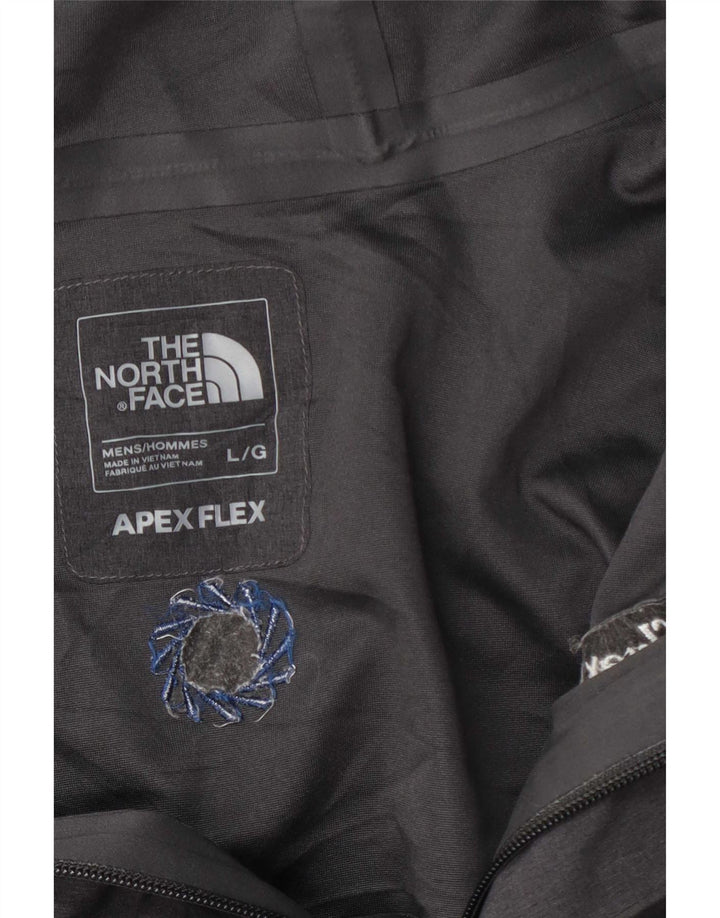 Jaqueta de chuva masculina com capuz The North Face UK 40 grande cinza