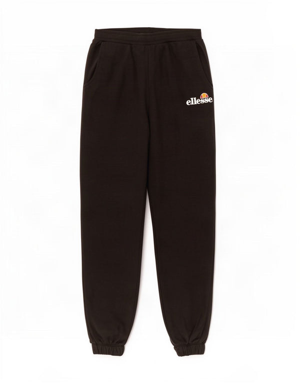Calça de treino feminina Ellesse Joggers UK 12 médio preto algodão