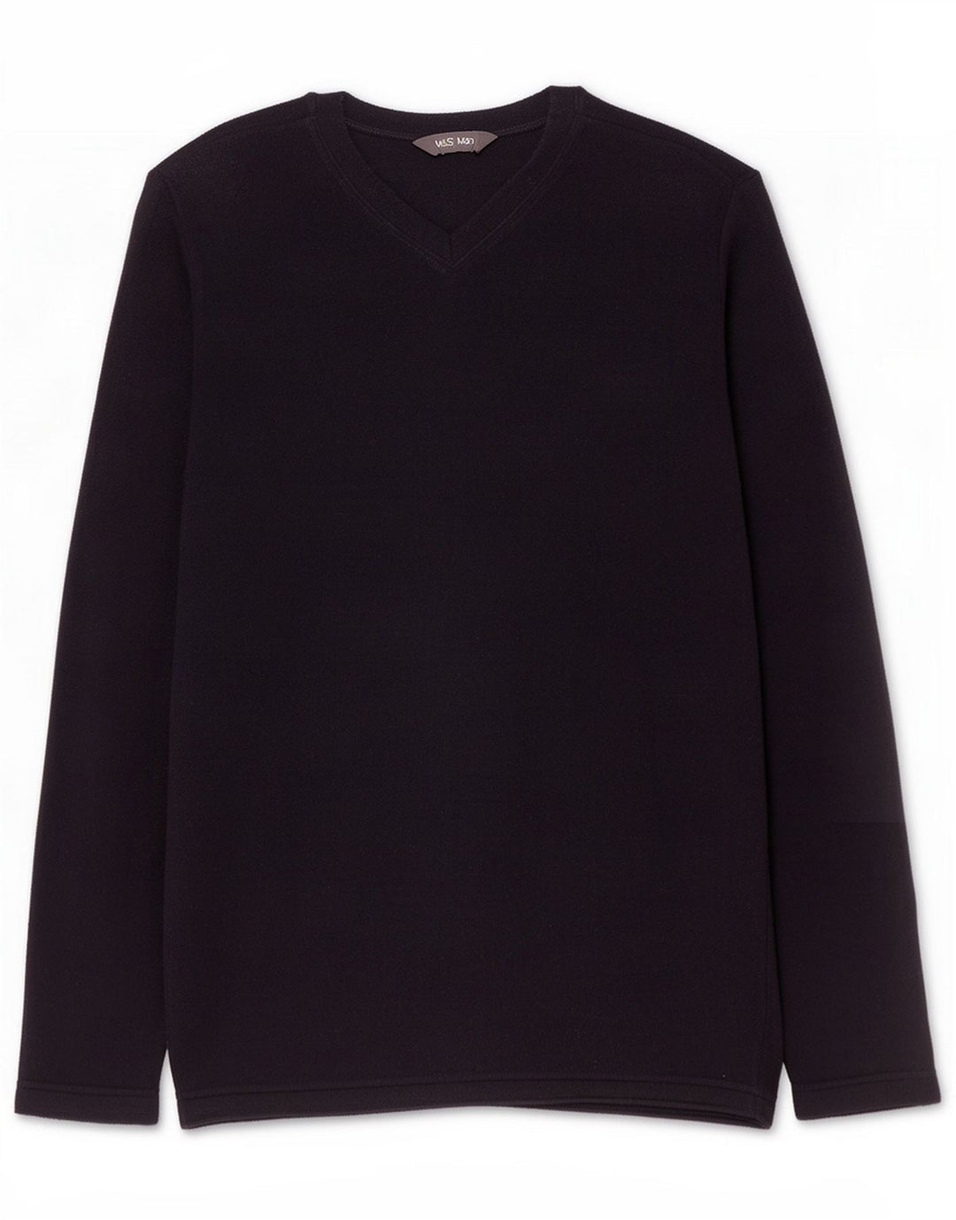Marks & Spencer Mens Regular Fit Fleece Jumper Médio Poliéster Azul Marinho