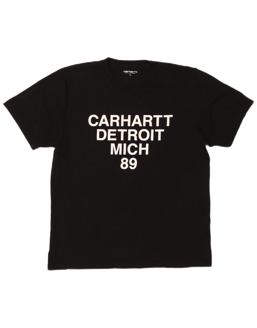 Camiseta gráfica masculina Carhartt grande algodão preto