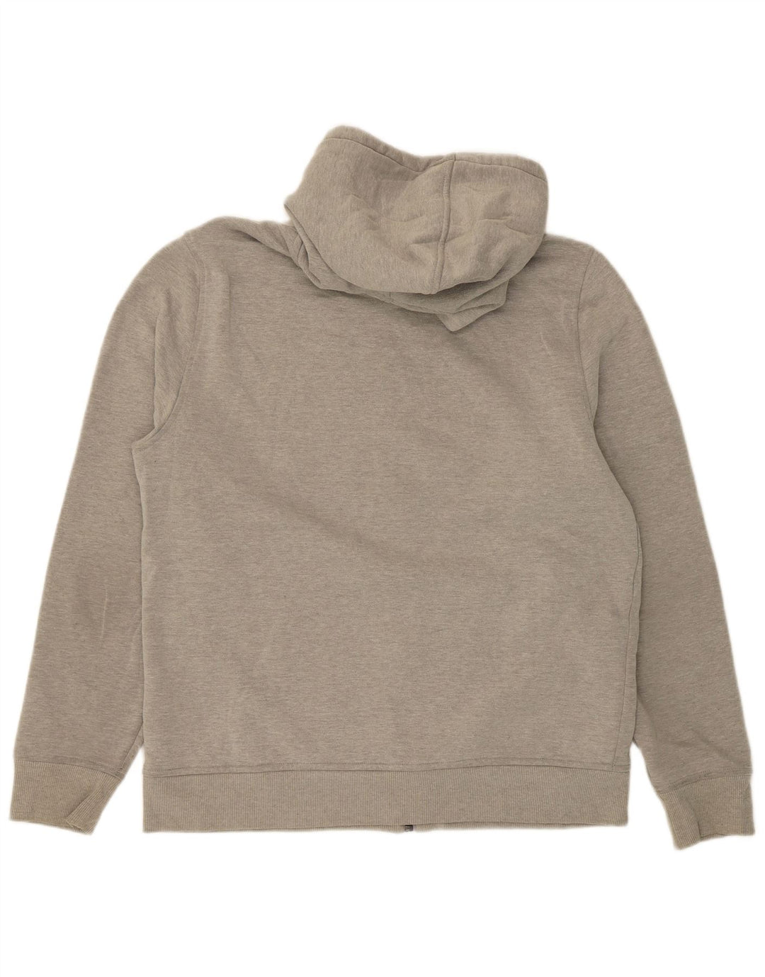 Suéter masculino IZOD Slim Fit com capuz e zíper cinza médio poliéster