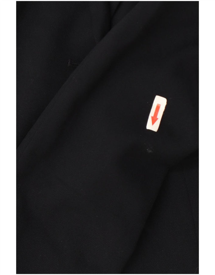 Jaqueta Blazer Feminina Marks & Spencer Crop 2 Botões Reino Unido 16 Grande Preto