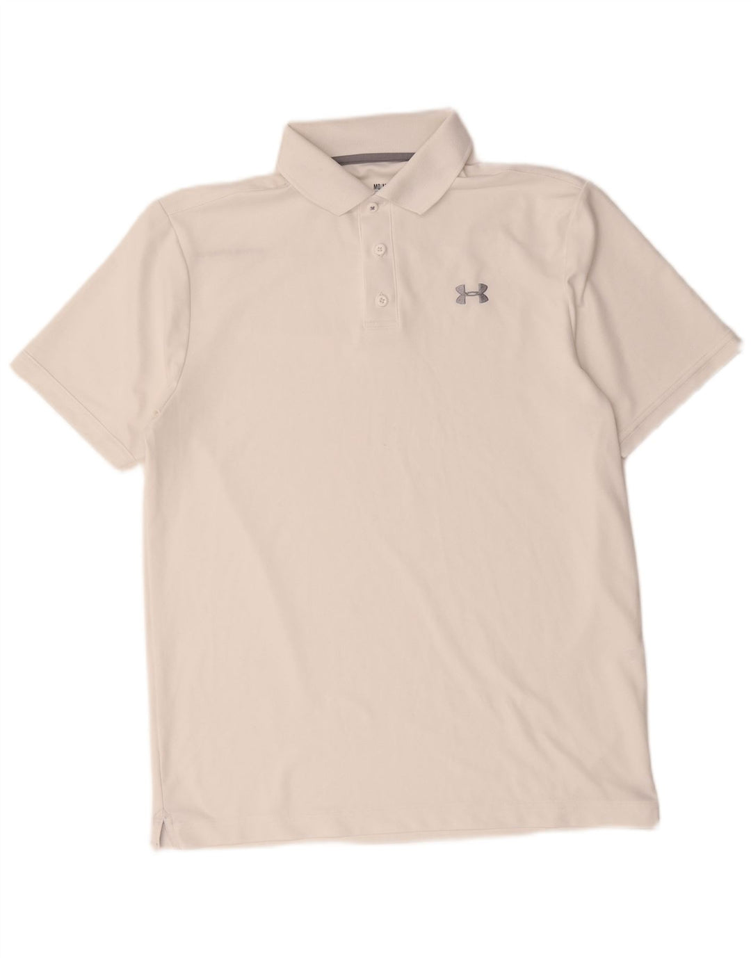 Camisa polo masculina Under Armour Heat Gear médio branco