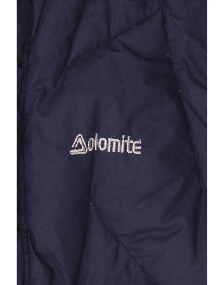 Jaqueta acolchoada reversível masculina Dolomite UK 38 poliéster azul marinho médio