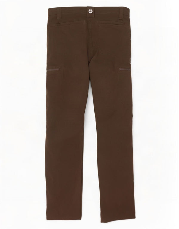 Calça cargo masculina Wrangler reta W32 L32 cáqui nylon