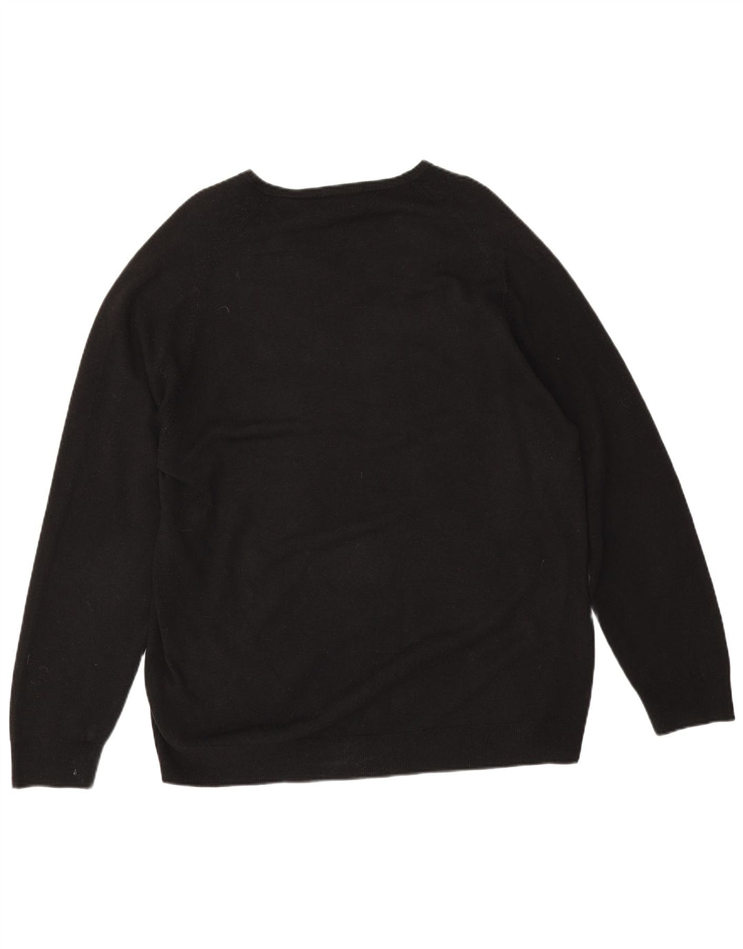 Suéter masculino Marks & Spencer com decote em V XL preto acrílico