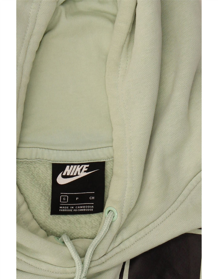 NIKE Mens Graphic Hoodie Jumper Small Green Cotton Vintage Nike and Second-Hand Nike from Messina Hembry 