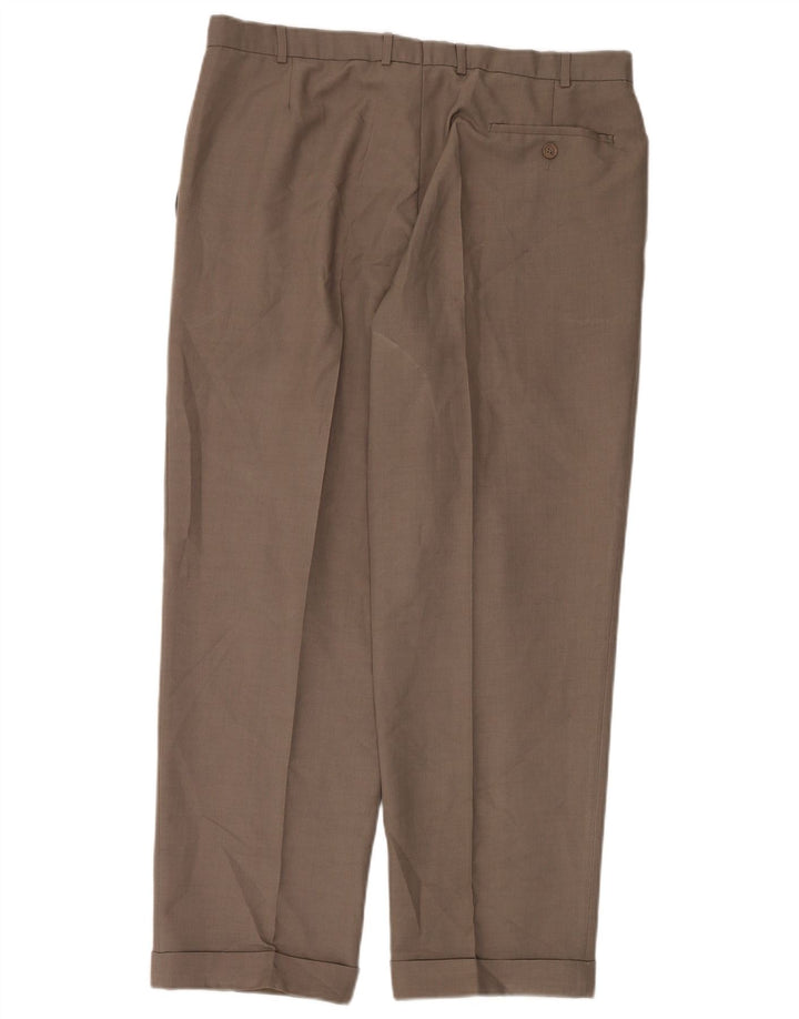 Calça casual Marks & Spencer masculina St. Michael Pegged W38 L29 marrom