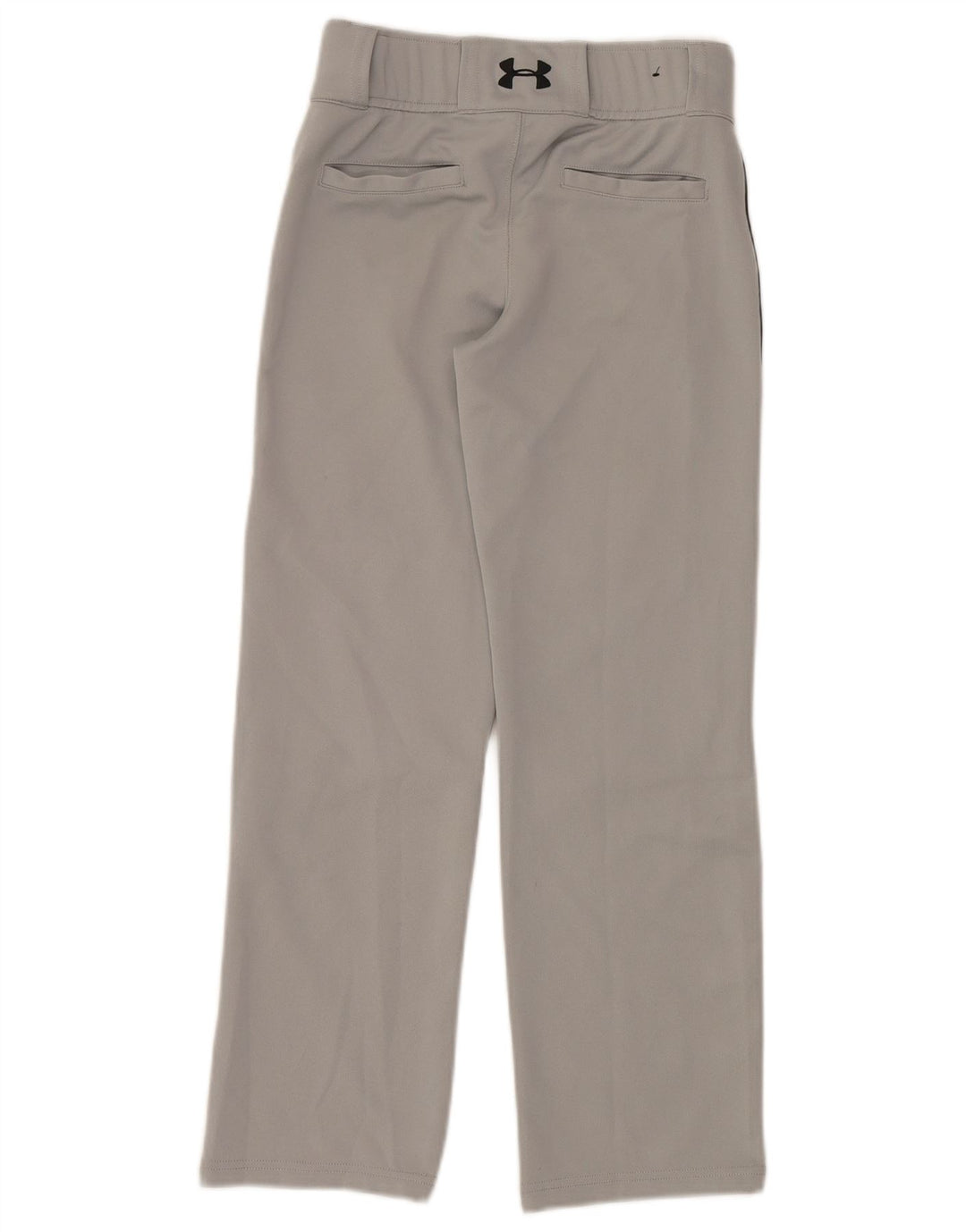 Calças casuais retas para meninos Under Armour 9-10 anos médio W26 L28 cinza