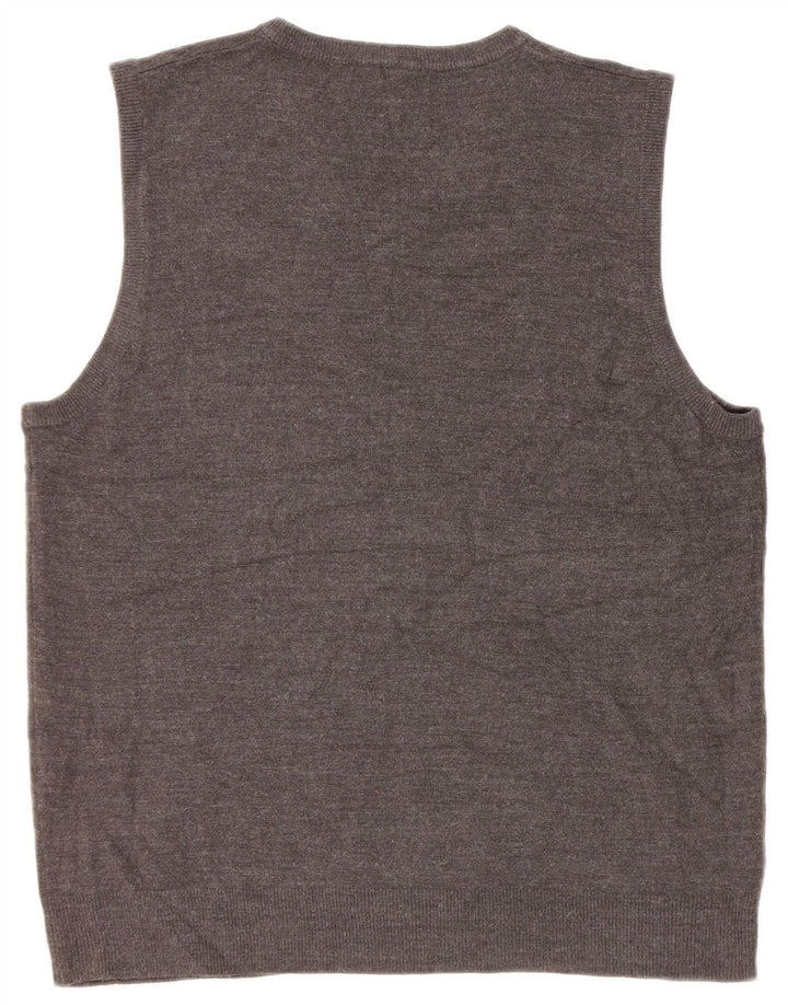 Regata masculina John Lewis com colete XL cinza acrílico