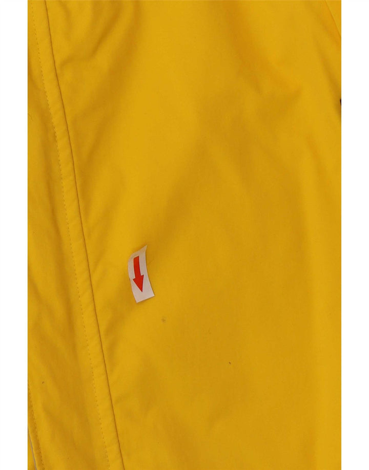 Jaqueta de chuva masculina Nautica UK 42 XL amarelo nylon
