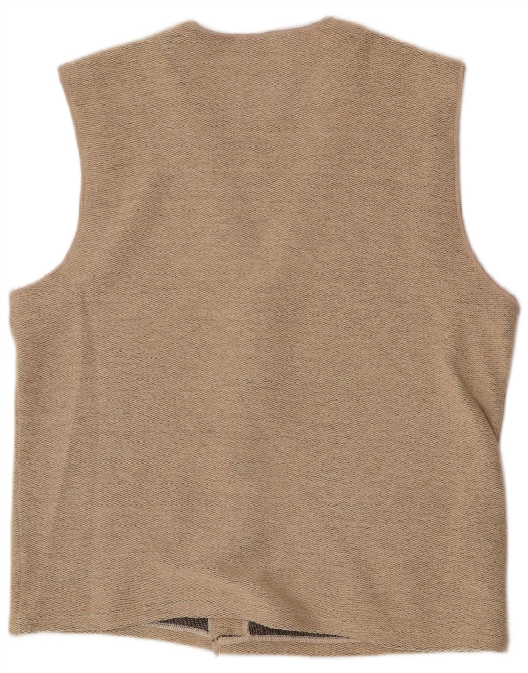 Colete masculino vintage 2XL lã bege