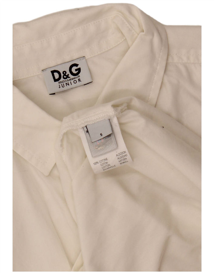 Dolce & Gabbana Meninos 8-9 Anos Pequeno Algodão Branco