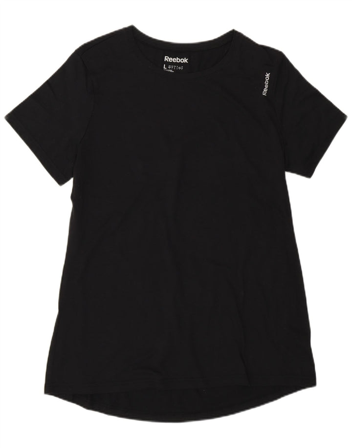 Camiseta Reebok Mulher Top UK 14 Médio Preto