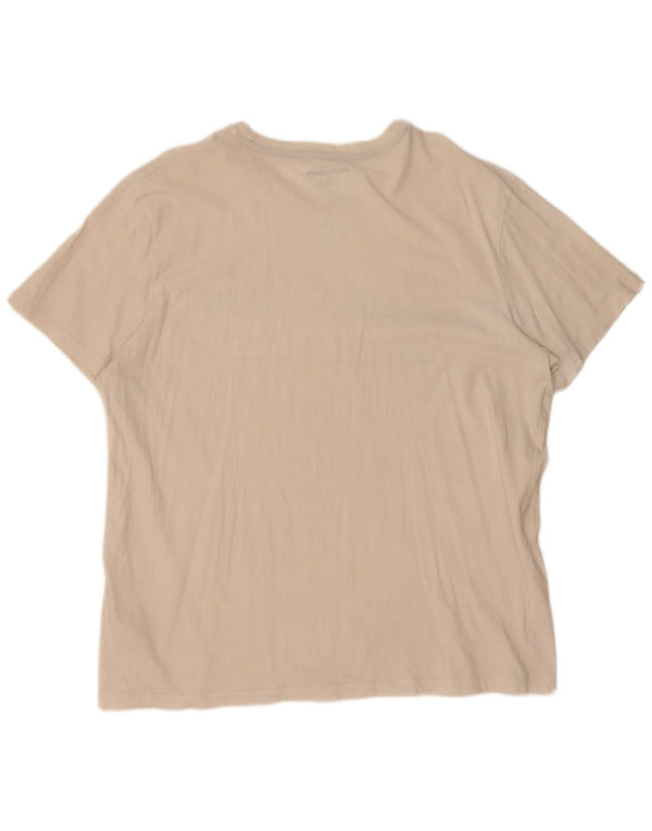 Camiseta gráfica masculina Jack & Jones Top 2XL algodão branco
