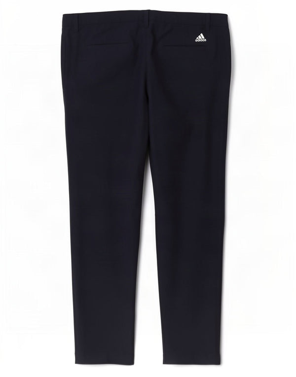 Adidas Mens Slim Chino Calças W40 L32 Poliéster Azul Marinho
