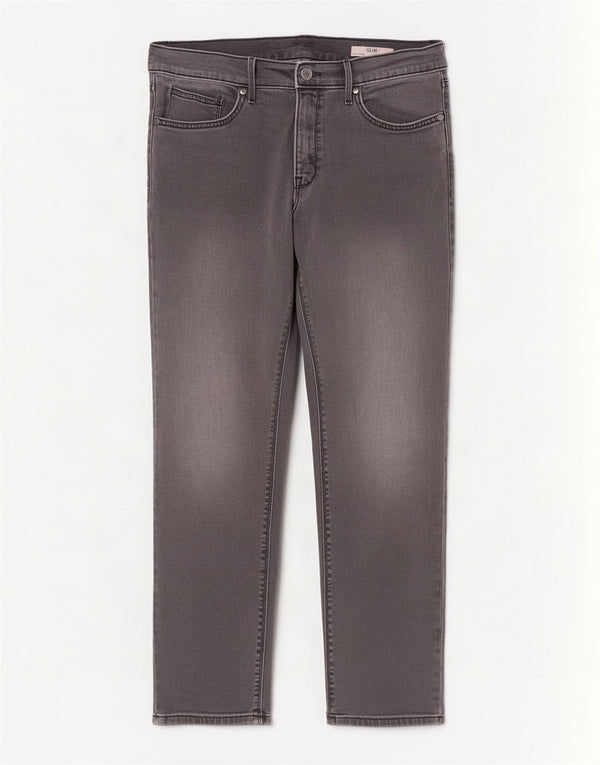 Marks & Spencer Mens Slim Jeans W34 L29 Algodão Cinza