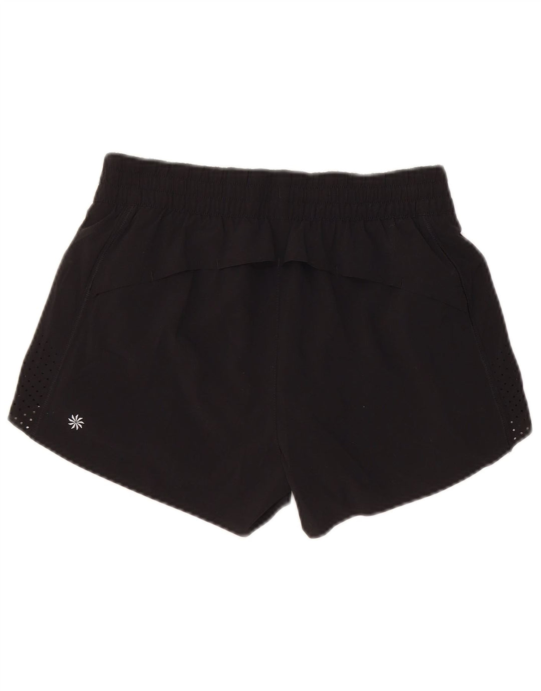 Shorts esportivos femininos ATHLETA UK 6 XS preto poliéster